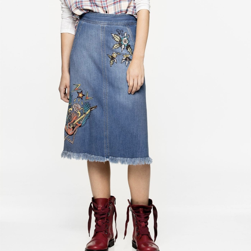 Zadig & Voltaire midi skirt
